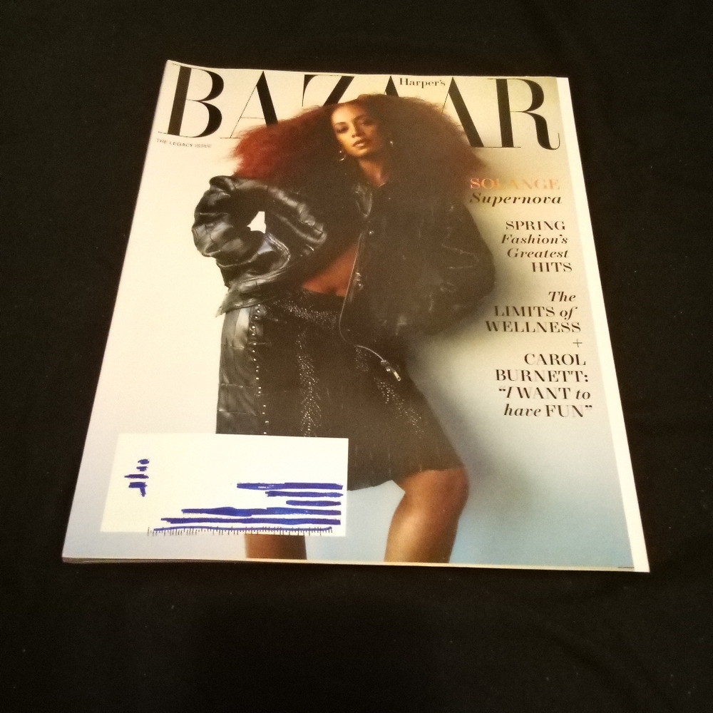 Harper's Bazaar Magazine Solange Supernova The Legacy Issue March 2024